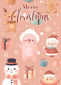 Peach Blush Xmas Joy