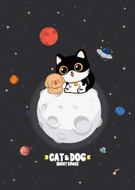 Cat&Dog Night Space Star