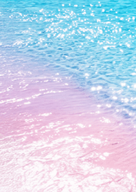 Sparkling Pastel Pink Ocean