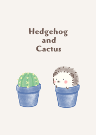 Hedgehog and Cactus -navy-
