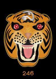 Tiger Lucky Number 246 (Orange)