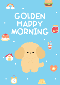 Golden Happy Morning (blue)
