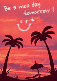 幸運の夕景 明日もいい日になりますように!