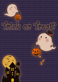 おばけのハロウィン + ネイビー