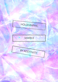 HOLOGRAPHIC MARBLE #002 (PURPLE) .