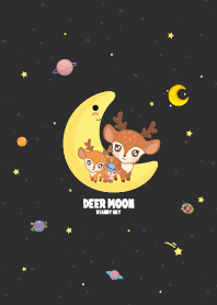 Deer Moon Sky Space