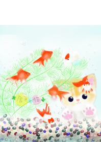 Goldfish&Cat