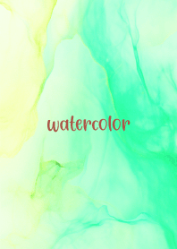 Pastel watercolor-GREEN 40