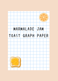 MARMALADE JAM TOAST GRAPH PAPER-PIBEIGEj