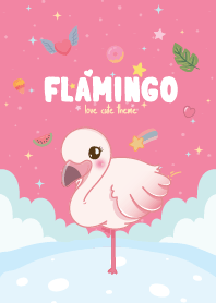 Flamingo Fat Lover Cute Pink
