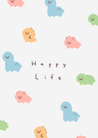 Smile Dinosaurs(NLP)/light gray.