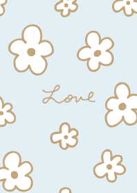 Fashionable beige flowers2 from Japan