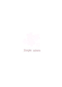 Simple Design -Sakura-