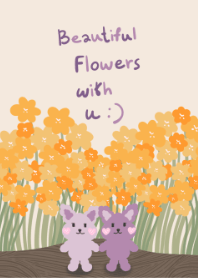 Beautiful flowers with u