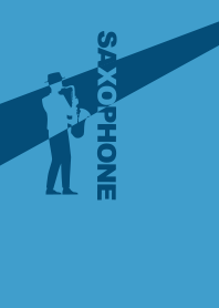 sax. playing Yacht blue