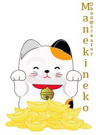 maneki neko_white