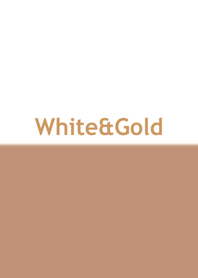 Simple Gold & White No.9