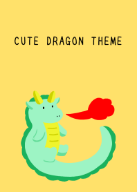 CUTE DRAGON THEMEj-YELLOW