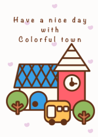 Happy colorful town 14