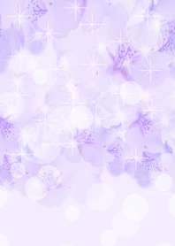 淡い紫の花