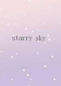 starry sky (purple gradation)