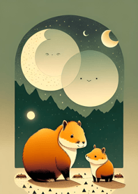 Ukiyo-e - Capybara 761906