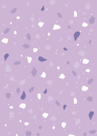 Terrazzo Texture Stone Blue Berry