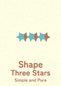 Shape Three Stars  usumizuiro