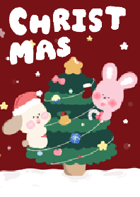 Puppy and friend: Hello Christmas