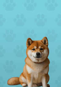 Cute Shibainu Theme Green 06