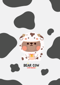 Bear Cow Kawaii Cute