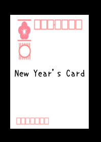 New Year's Card/BLACK