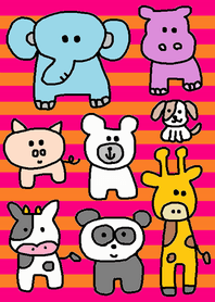 (Animals x( pink) )