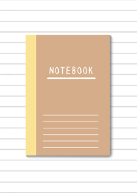 Notebook Theme/LIGHT BROWN