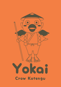 Yokai Crow Kotengu TangerineORN