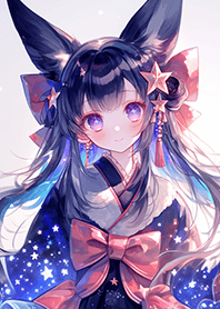 可愛の星空蝴蝶❤️狐狸妹妹