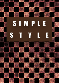Dirty Red Check Simple style