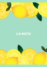 Lemon Day on blue green JP