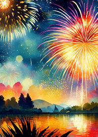 Beautiful Fireworks Theme#156
