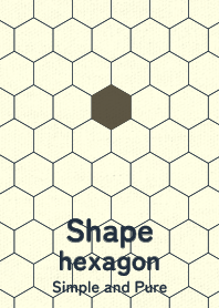 Shape hexagon Tauny olive