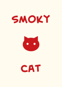 シンプル 猫 <スモーキーピンク>