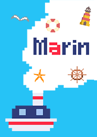 マリンのドット絵 #pop