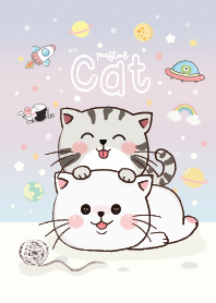 แมวน่ารัก! พาสเทล