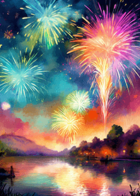 Beautiful Fireworks Theme#382