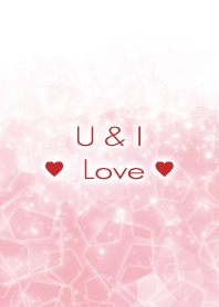U & I Love Crystal Initial theme