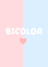 BICOLOR/Pink & light blue.