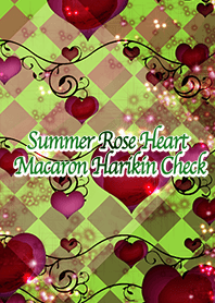 Summer Rose Heart Macaron Harikin Check