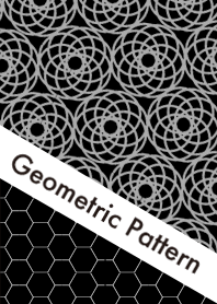Geometric pattern Black version