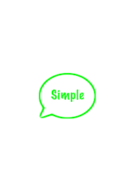 The Simple Speech bubble No,1-W04