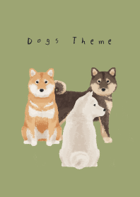 Dogs Theme - Green